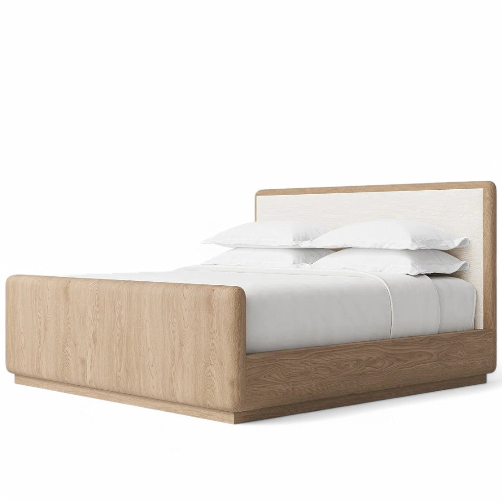 Matthias Fabric Bed With Footboard